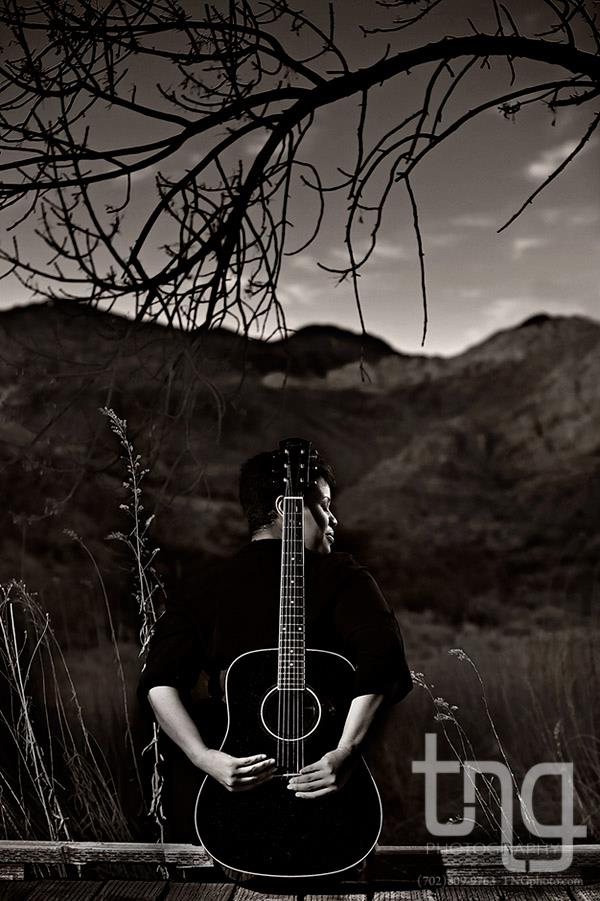 las vegas portrait photography guitarist musicians