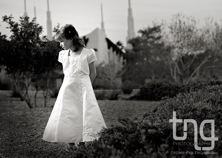 las vegas photography portraits baptism lds temple